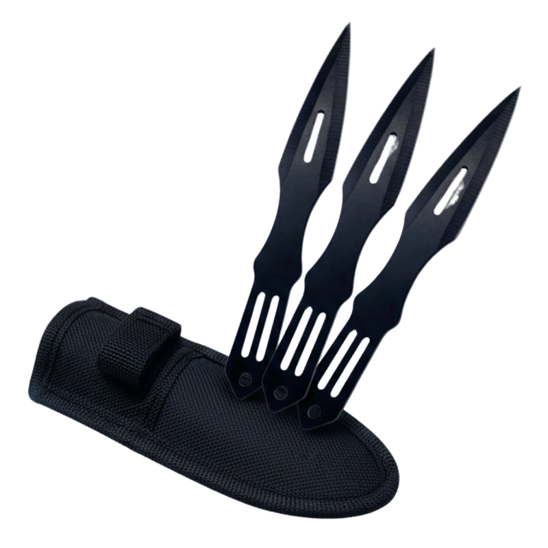 KUNAI CUCHILLO LANZAR TACTICO SUPERVIVENCIA INCLUYE FUNDA - 2