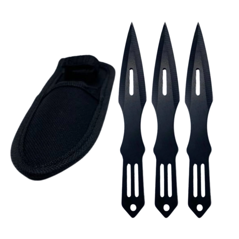 KUNAI CUCHILLO LANZAR TACTICO SUPERVIVENCIA INCLUYE FUNDA - 3
