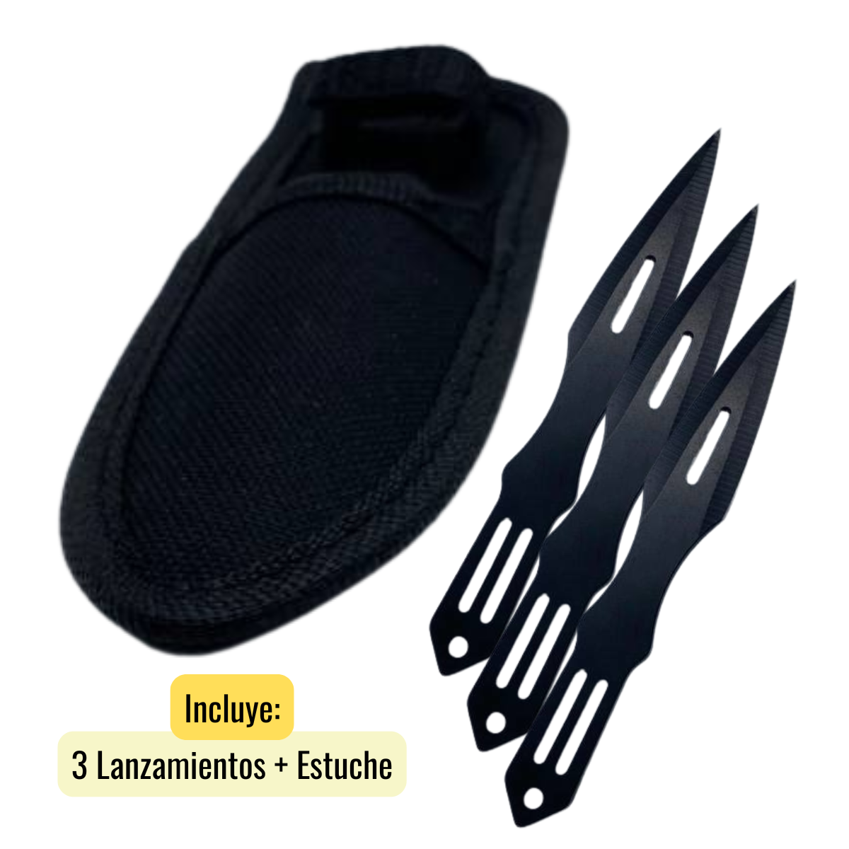 KUNAI CUCHILLO LANZAR TACTICO SUPERVIVENCIA INCLUYE FUNDA - 4