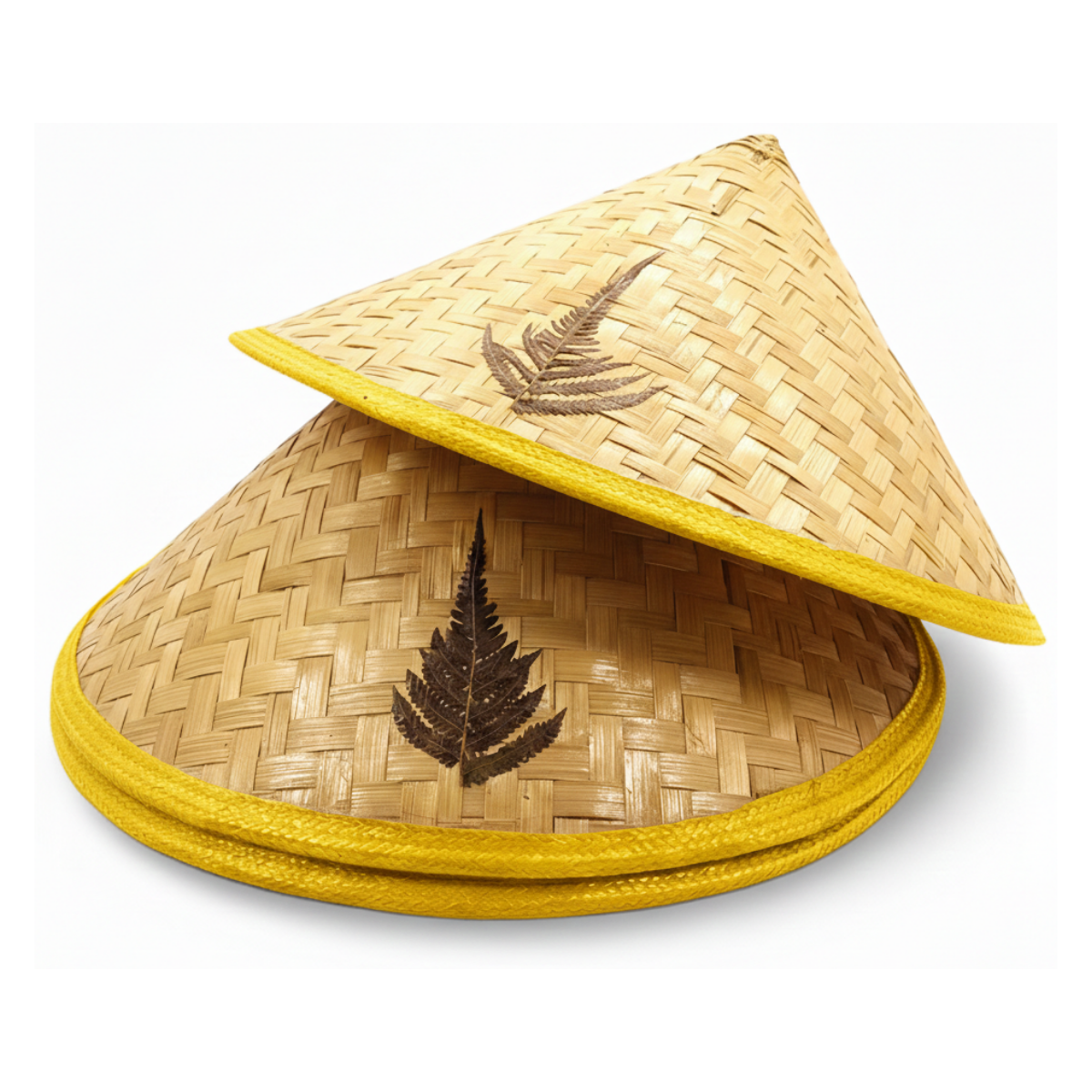 SOMBRERO GORRO TRADICIONAL, BAMBU CHINO MARRON CLARO TALLA UNICA - 1