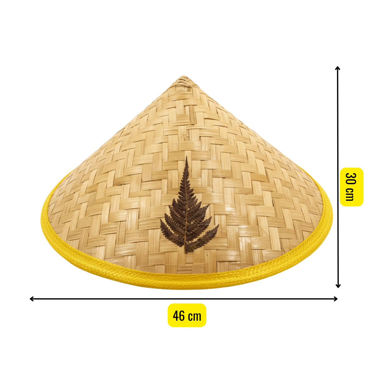 SOMBRERO GORRO TRADICIONAL, BAMBU CHINO MARRON CLARO TALLA UNICA - 3
