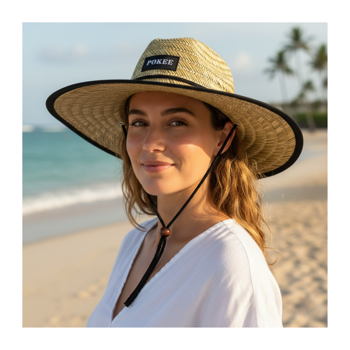 SOMBRERO DE PAJA PARA EL SOL PLAYA SOMBRERO DE VERANO TALLA UNICA - 10