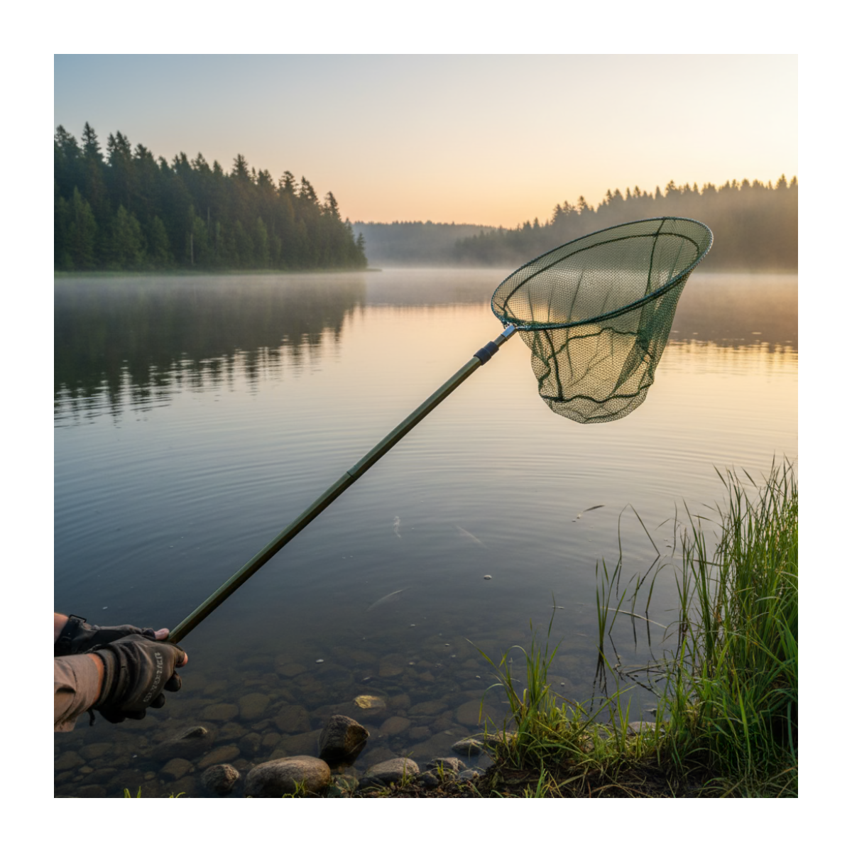 RED DE PESCA PLEGABLE CHINGUILLO RESTCLOUD MALLA DE PESCAR - 1