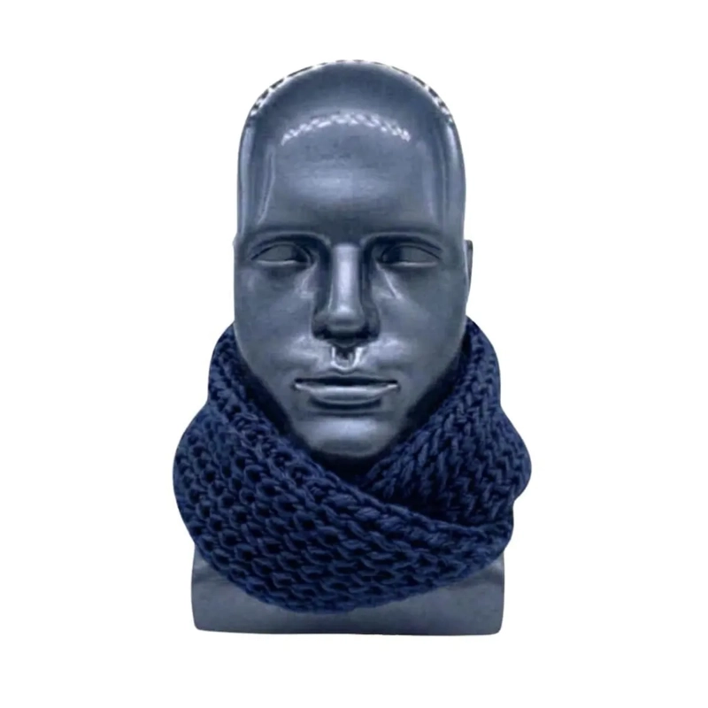 BUFANDA CUELLO ESTILO PUNTO INGLE S LANA INVIERNO ABRIGADO - 3