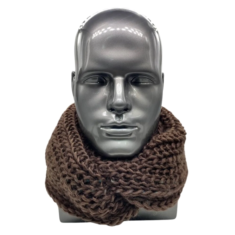 BUFANDA CUELLO ESTILO PUNTO INGLE S LANA INVIERNO ABRIGADO - 3