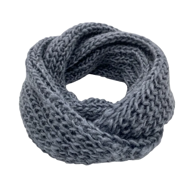 BUFANDA CUELLO ESTILO PUNTO INGLE S LANA INVIERNO ABRIGADO - 2