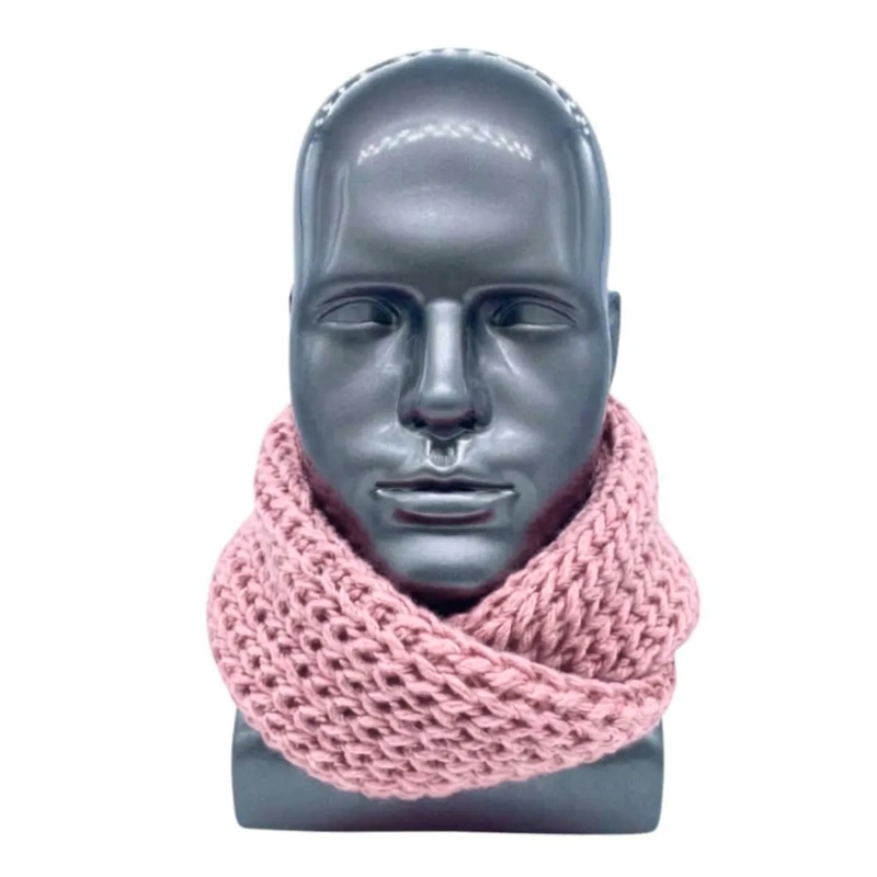 BUFANDA CUELLO ESTILO PUNTO INGLE S LANA INVIERNO ABRIGADO - 3