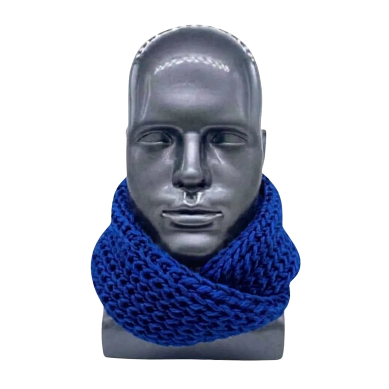 BUFANDA CUELLO ESTILO PUNTO INGLE S LANA INVIERNO ABRIGADO - 3