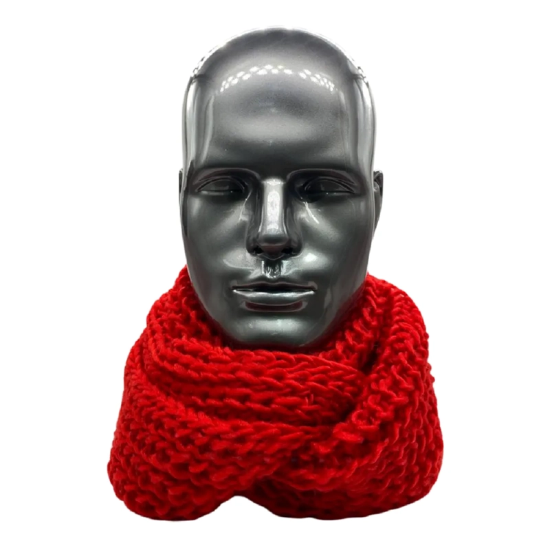 BUFANDA CUELLO ESTILO PUNTO INGLE S LANA INVIERNO ABRIGADO - 2
