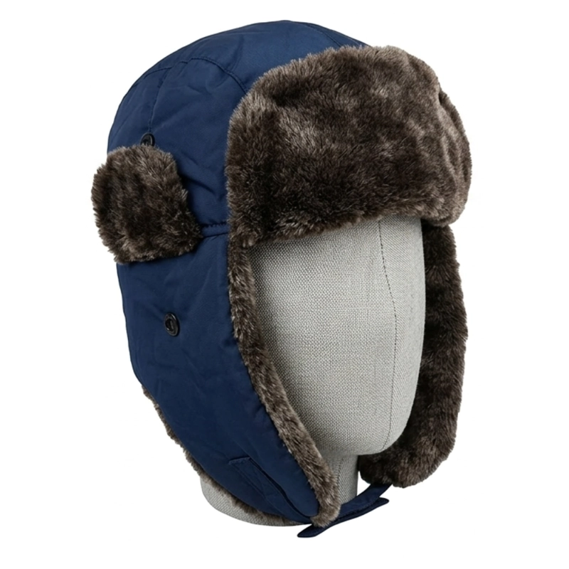 GORRO RUSO UNISEX DE LONA PARKA CALIDO TERMICO - 3