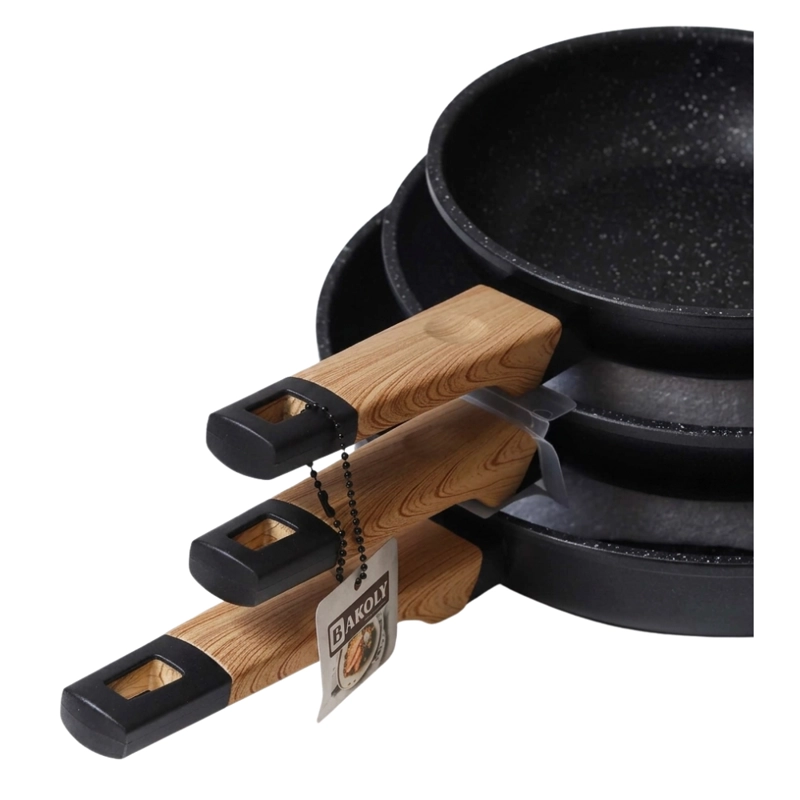 PACK 3 SARTEN 20, 24 Y 28 CM SET DE SARTENES CERAMICOS - 6