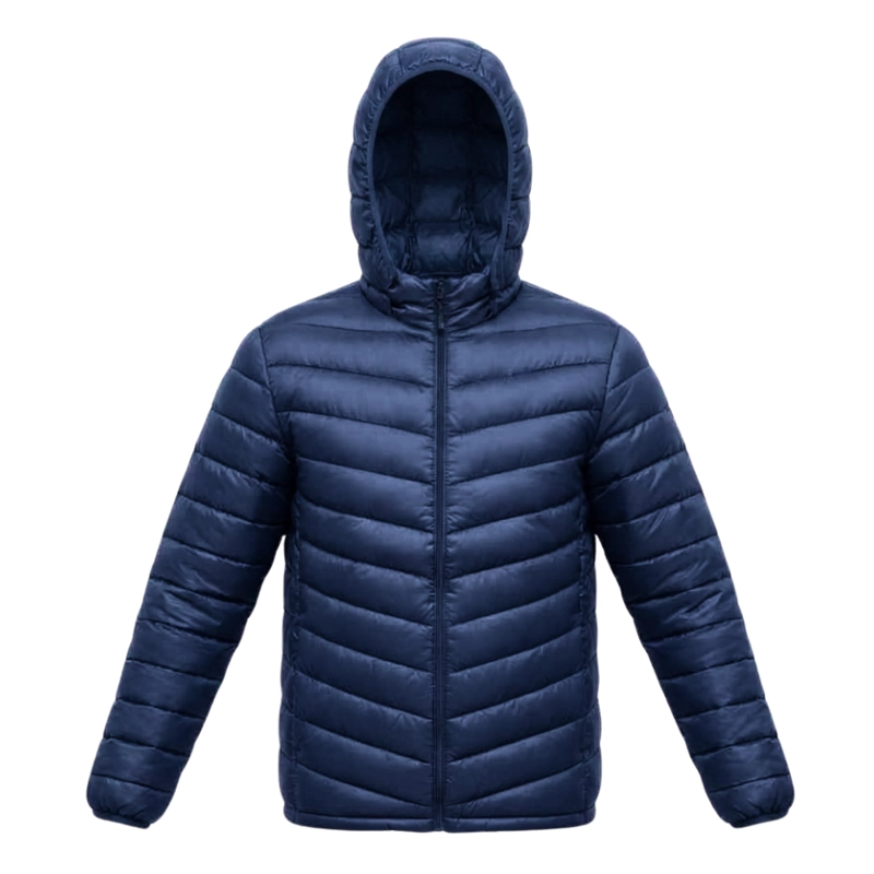 CHAQUETA PARKA TE RMICA AZUL COMODIDAD Y CALCE PERFECTO - 2