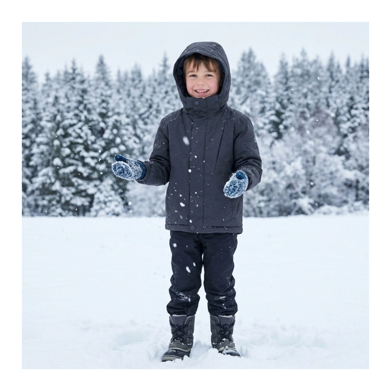 CHAQUETA TE RMICA SOFTSHELL PARA NIÑOS IMPERMEABLE Y CORTAVIENTOS - 8