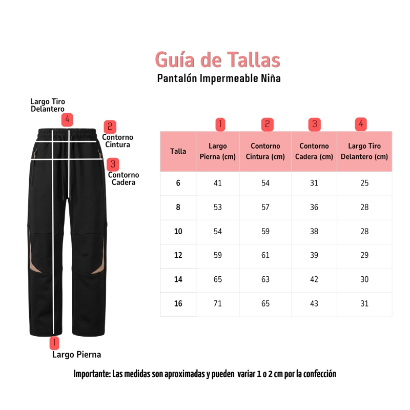 PANTALON SOFTSHELL JOGGER NIÑA URBAN TECH - REFORZADO CON BOLSILLOS - 6