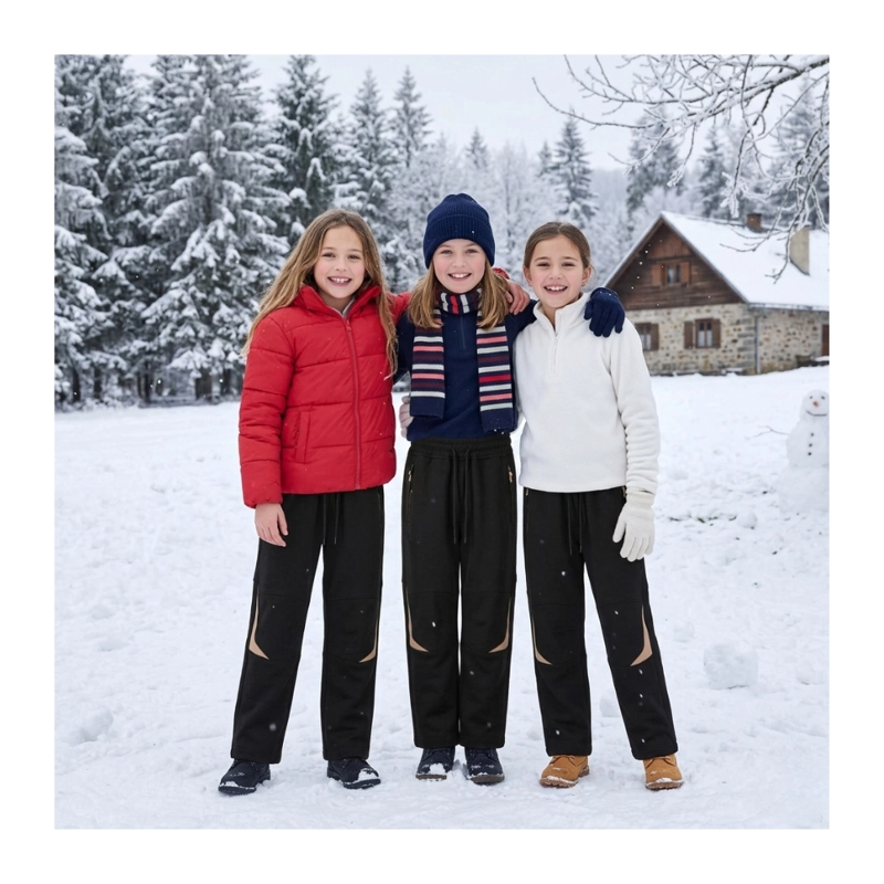 PANTALON SOFTSHELL JOGGER NIÑA URBAN TECH - REFORZADO CON BOLSILLOS - 8