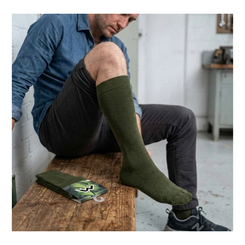 PAR CALCETINES BAMBU LISOS UNICOLOR TALLA UNICA - 1