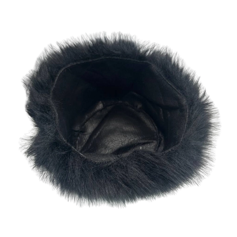 GORRO PELUDO TIPO COSACO PARA MUJER ACCESORIO DE INVIERNO ELEGANTE - 4