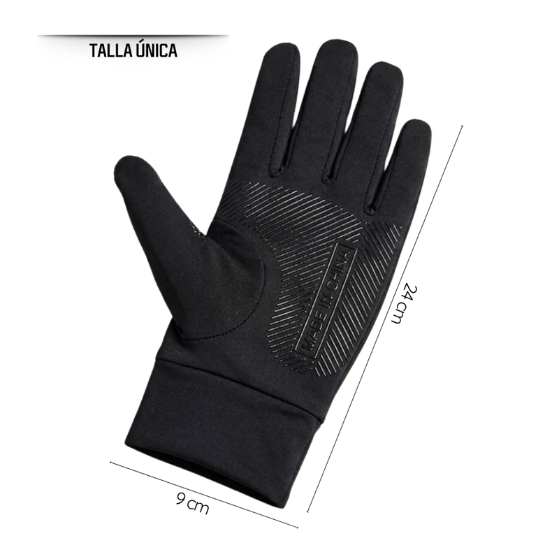SET ANTIVIENTO MOTO BALACLAVA CON ORIFICIO AURICULAR Y GUANTES - 8