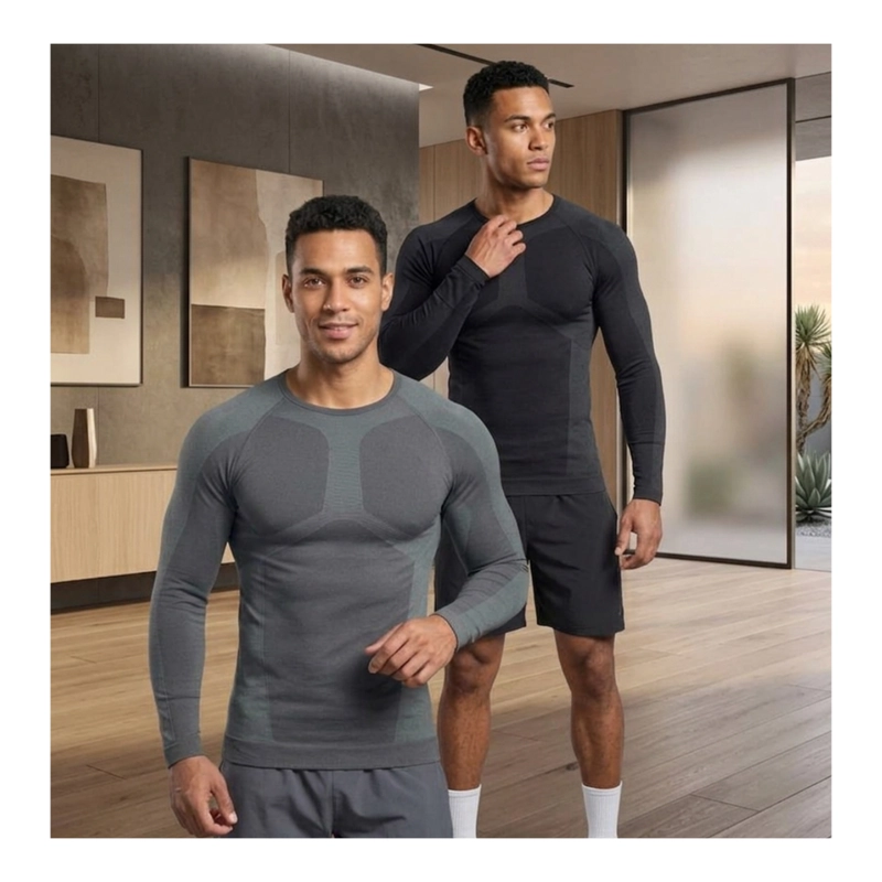 PACK 2 POLERAS PRIMERA CAPA COMPRESION SIN COSTURAS SURTIDAS - 8