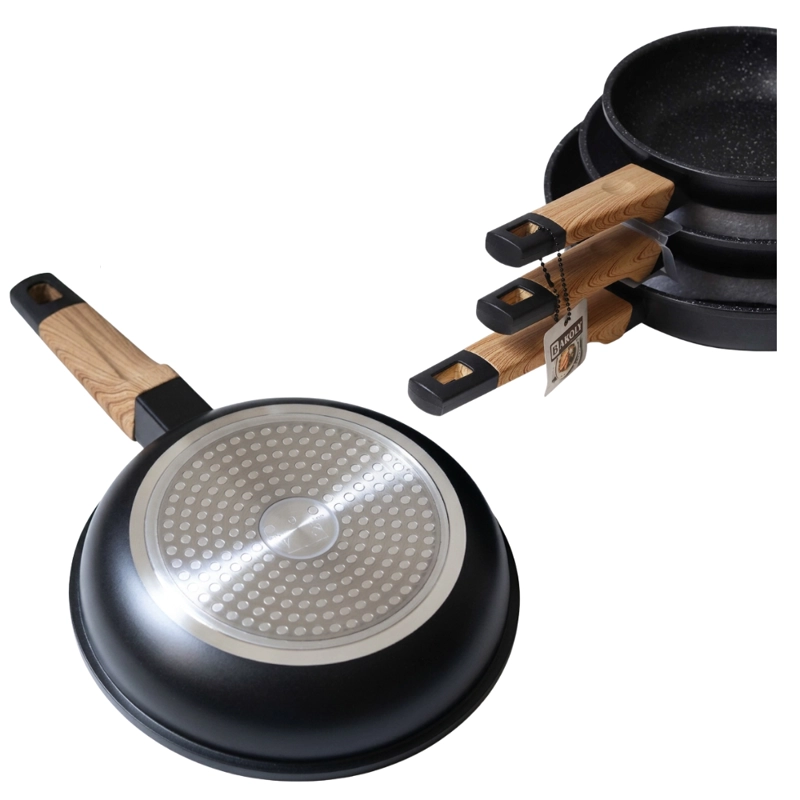 SET COCINA PREMIUM ANTIADHERENTE CERAMICO OLLAS Y SARTENES - 4