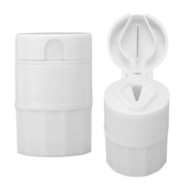 PASTILLERO 4 EN 1: CORTADOR, TRITURADOR, ORGANIZADOR Y DISPENSADOR DE PASTILLAS - 3