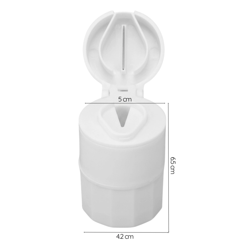 PASTILLERO 4 EN 1: CORTADOR, TRITURADOR, ORGANIZADOR Y DISPENSADOR DE PASTILLAS - 8
