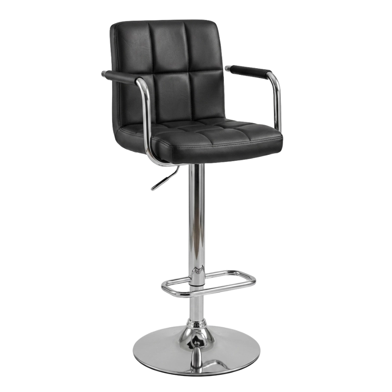 PISO DE BAR PREMIUM CAPITONE  CON RESPALDO LUMBAR Y BRAZOS - 2