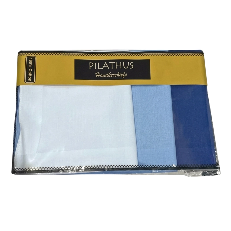 PACK 3 PAÑUELOS PILATHUS 100% ALGODON SUAVE PREMIUM - 2