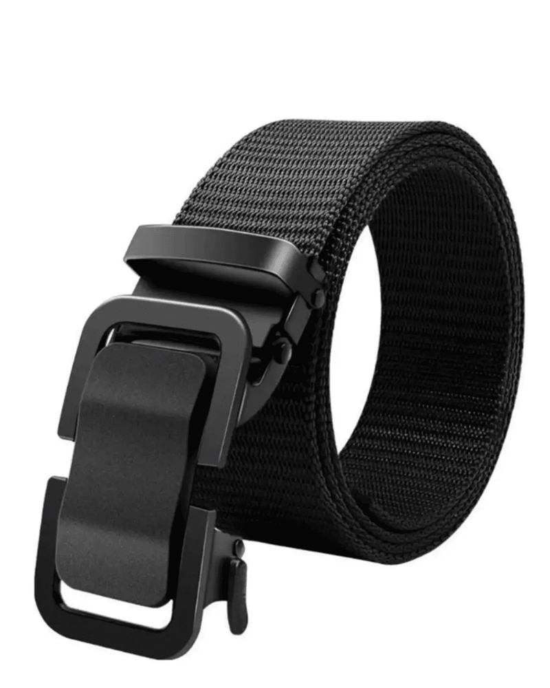 CINTURON TACTICO DE NYLON CON HEBILLA METALICA AUTOMATICA - 1