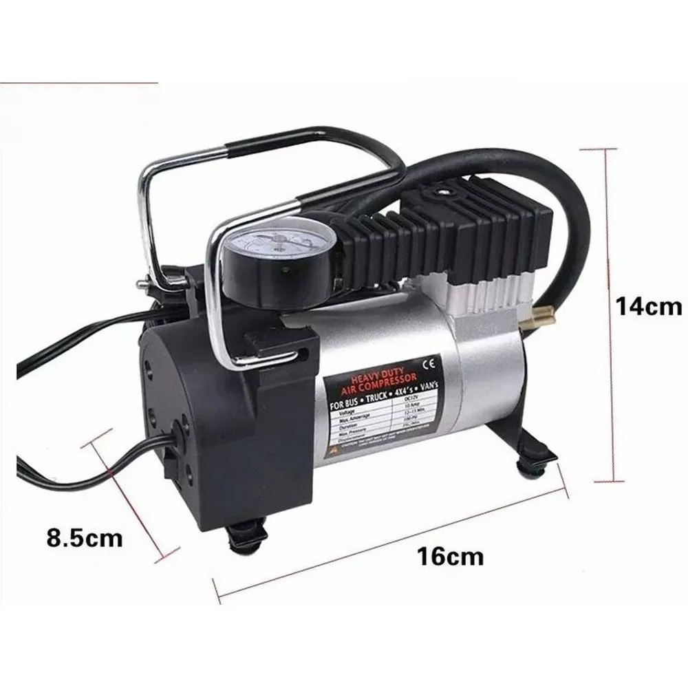 COMPRESOR DE AIRE CALGARY PARA AUTO 12V 150 PSI PORTÁTIL - 7