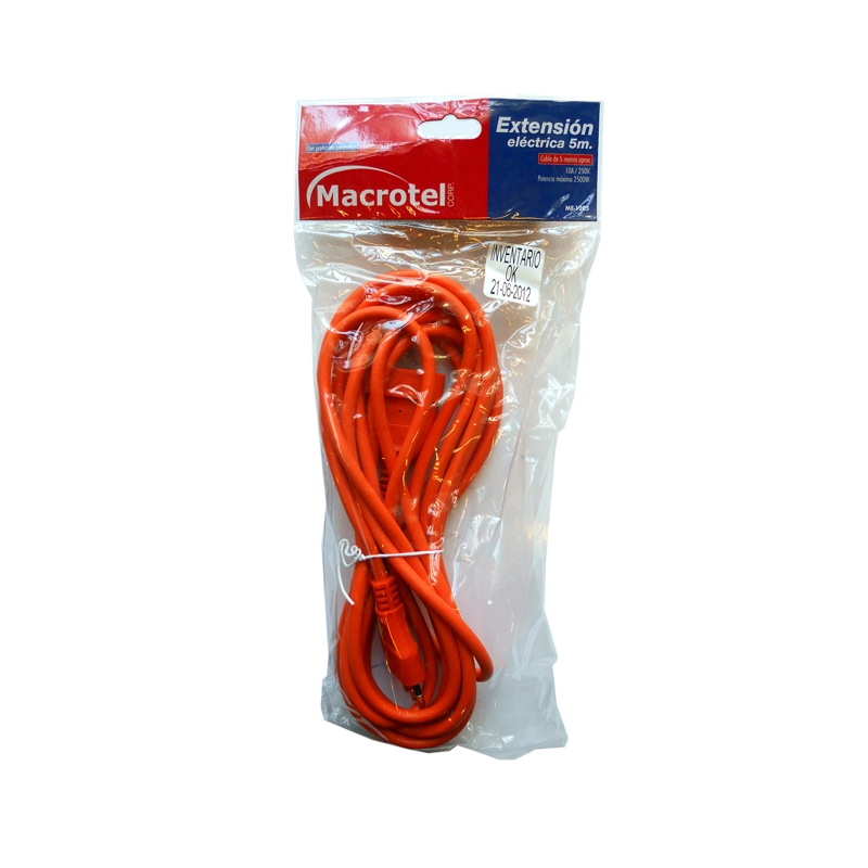 EXTENSION ELE CTRICA MACROTEL 5 METROS 2500W - 3