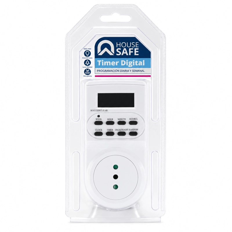 TIMER MACROTEL ELÉCTRICO DIGITAL HOUSE SAFE - 3