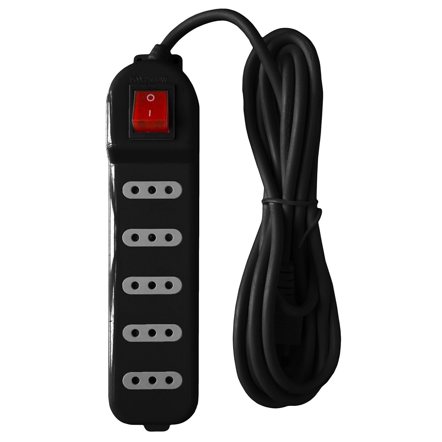 ALARGADOR ZAPATILLA MACROTEL SWITCH 5 POSICIONES 5 METROS NEGRO - 3