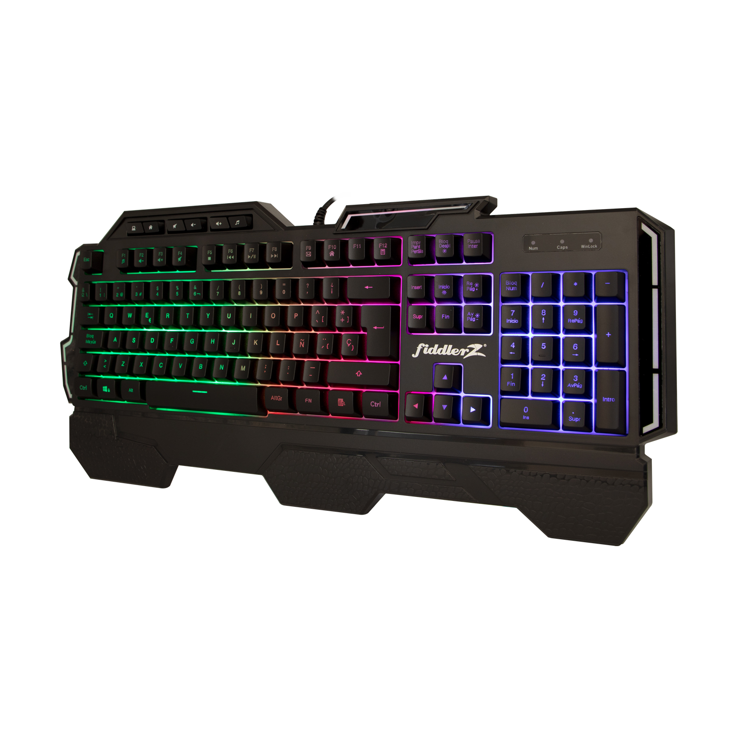 TECLADO GAMER UNIVERSAL FIDDLER RETROILUMINADO Z - 3