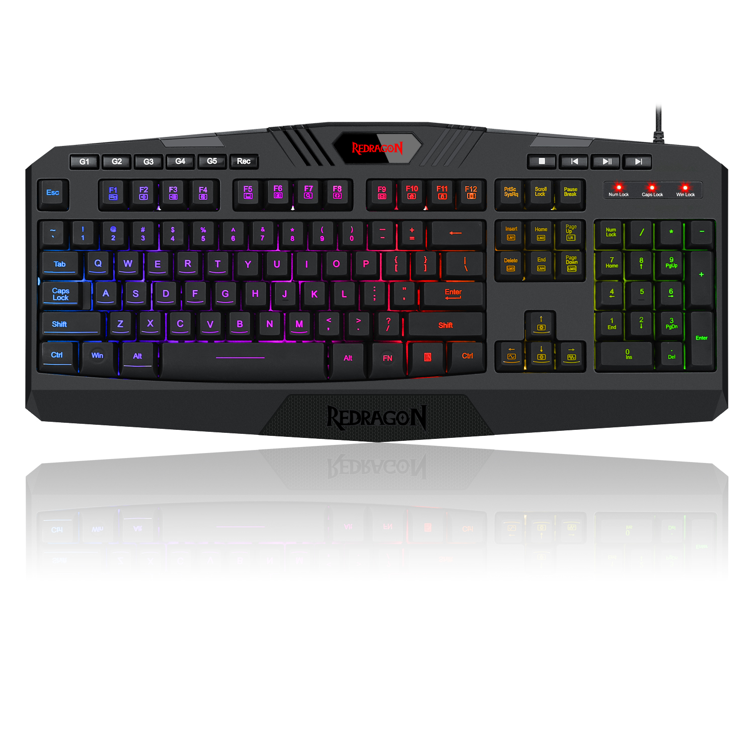 TECLADO REDRAGON GAMER HARPE PRO K503A RGB - 1