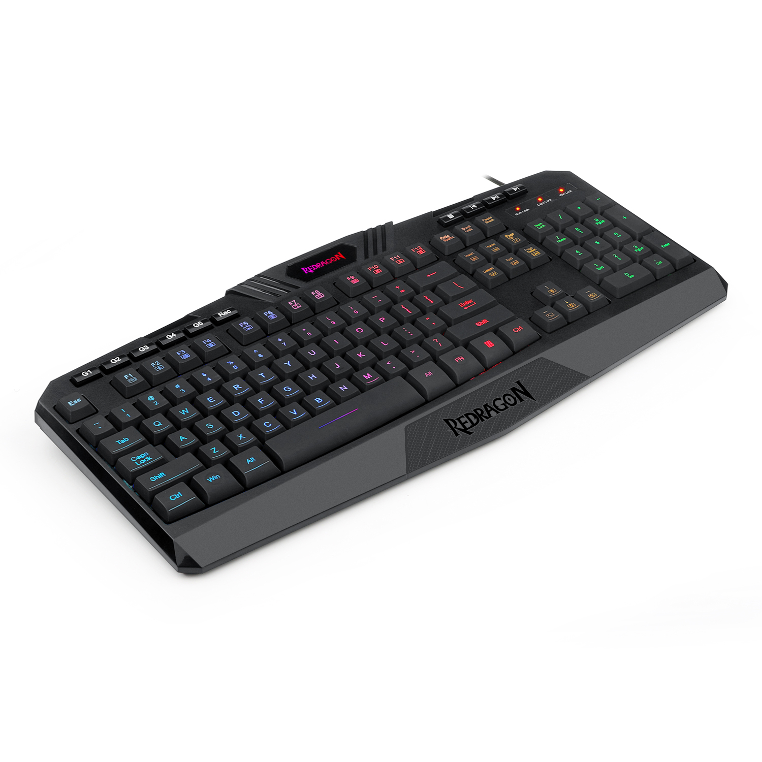 TECLADO REDRAGON GAMER HARPE PRO K503A RGB - 4