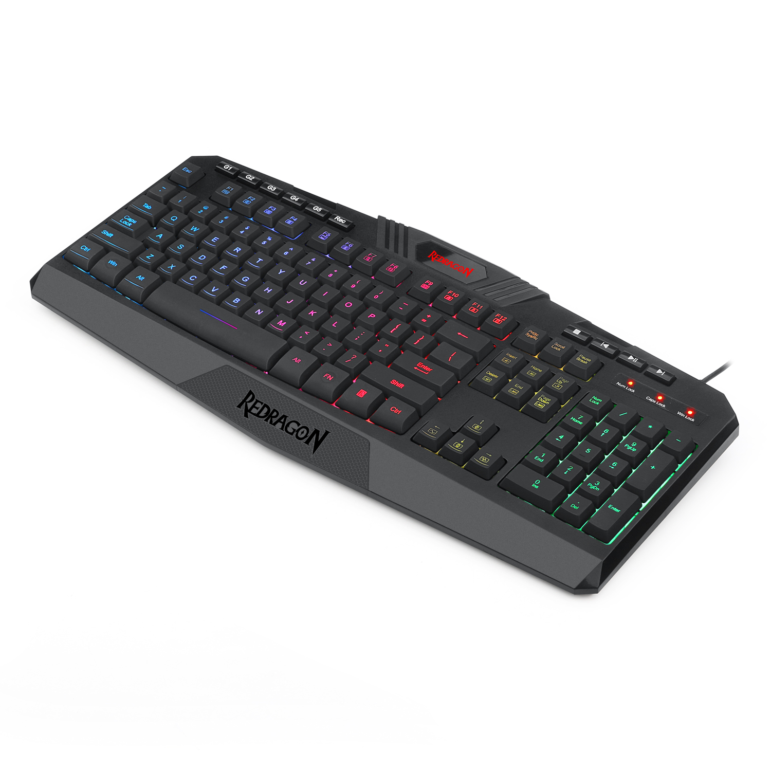 TECLADO REDRAGON GAMER HARPE PRO K503A RGB - 5
