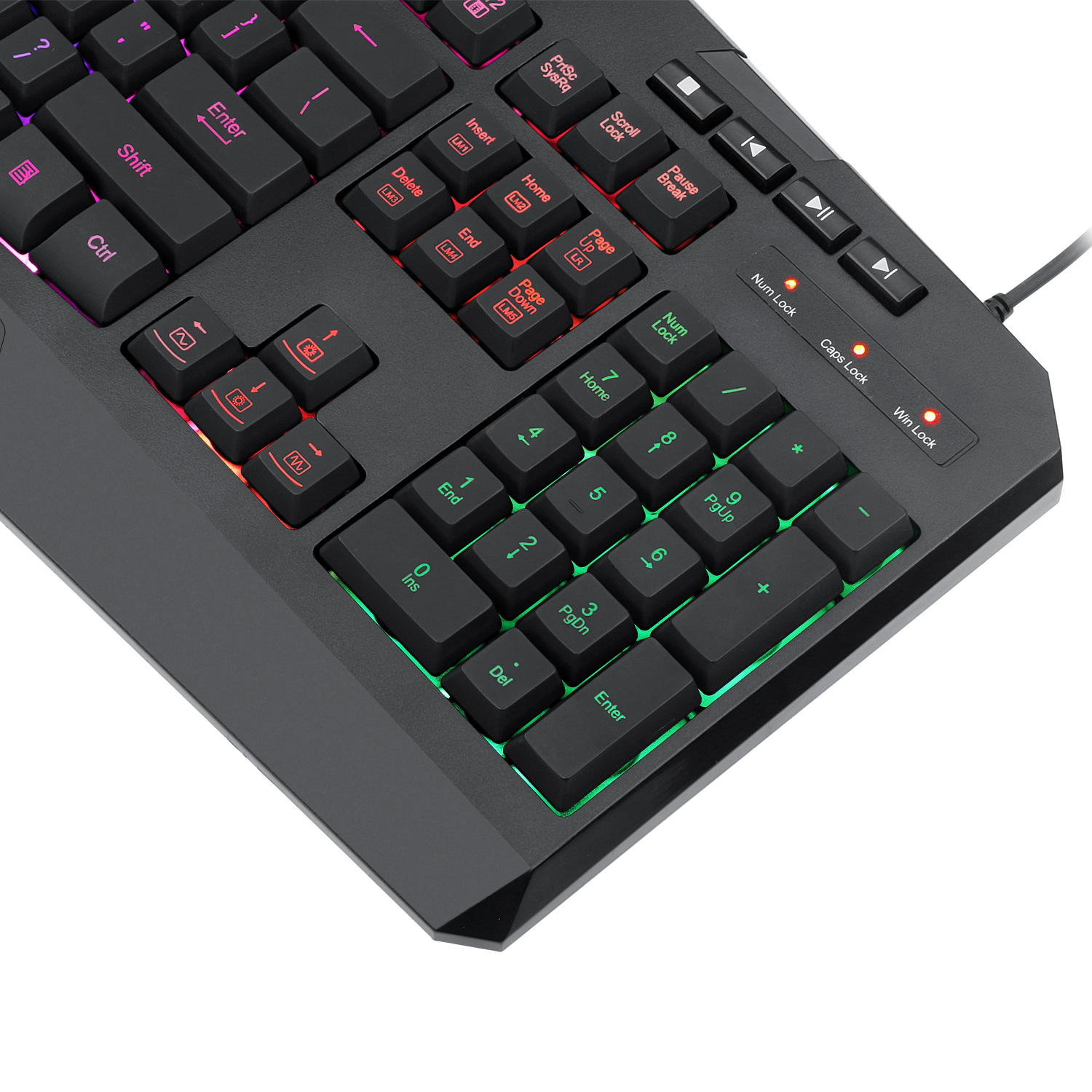 TECLADO REDRAGON GAMER HARPE PRO K503A RGB - 8