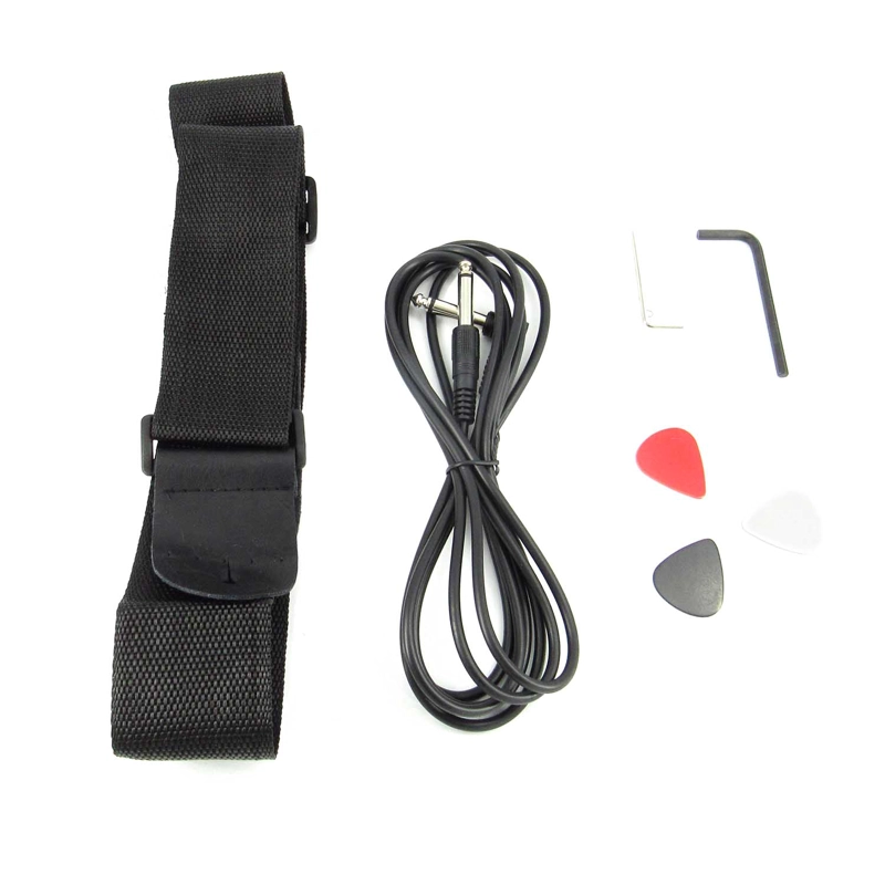 BAJO ELE CTRICO FIDDLER NEGRO + AMPLIFICADOR 20W - 7