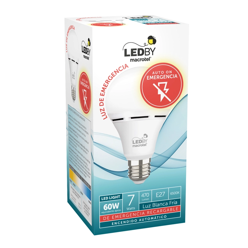AMPOLLETA LED DE EMERGENCIA A60 7W - 3