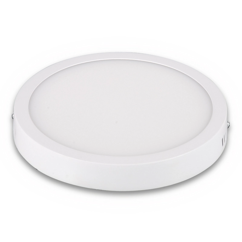 PLAFON SOBREPUESTO 12W LUZ FRIA ALUMINIO - 1