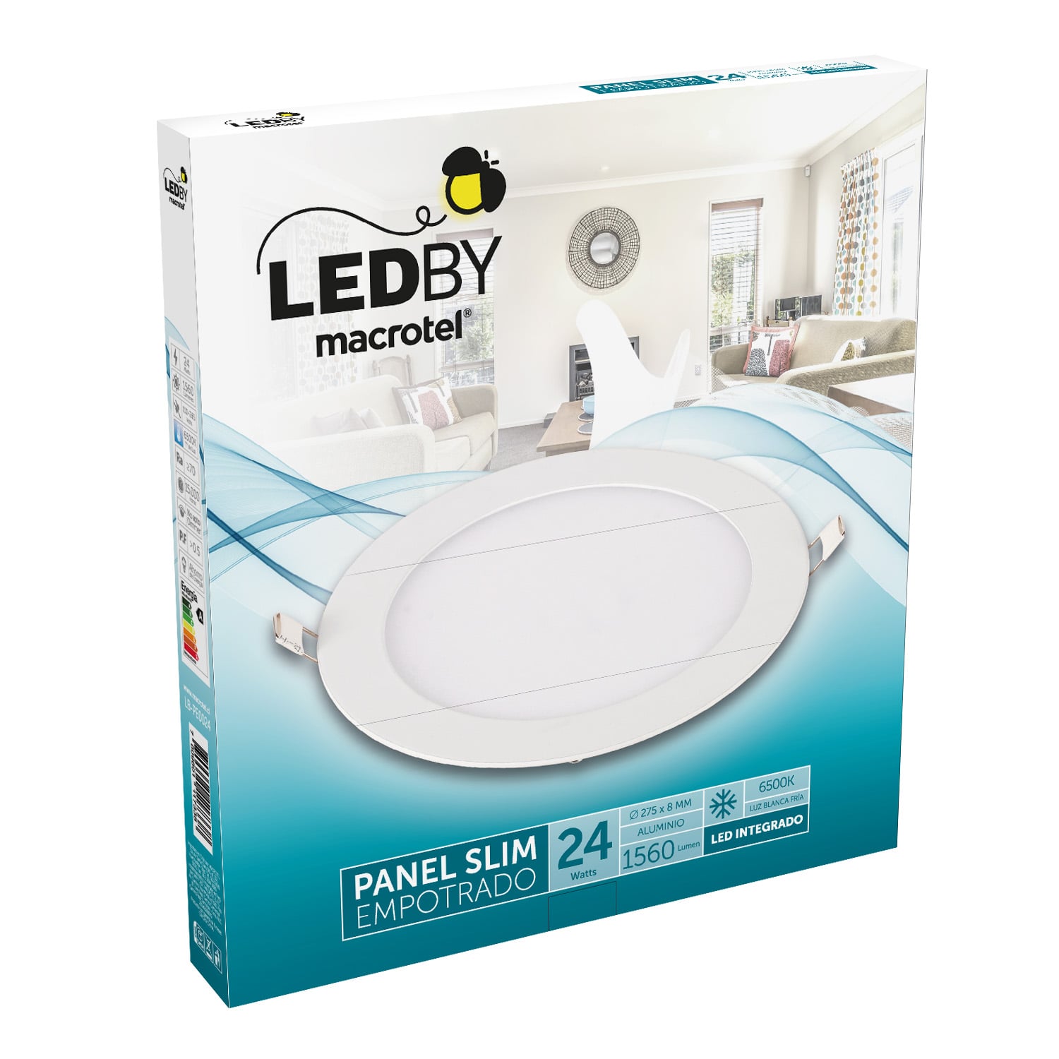 PLAFÓN EMPOTRADO MACROTEL 24 W LUZ FRÍA - 2