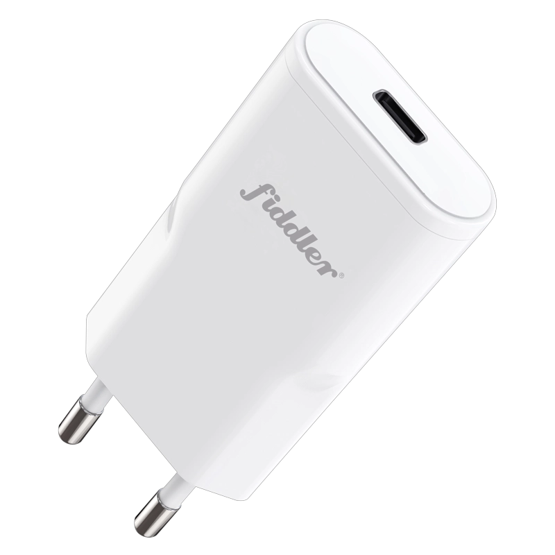 CARGADOR FIDDLER QC TIPO C CARGA RÁPIDA 20W - 1