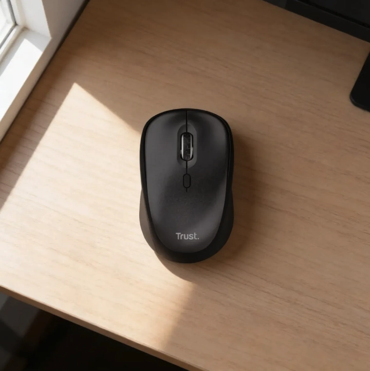 MOUSE TRUST TM-201 ECO NEGRO WIRELESS - 3