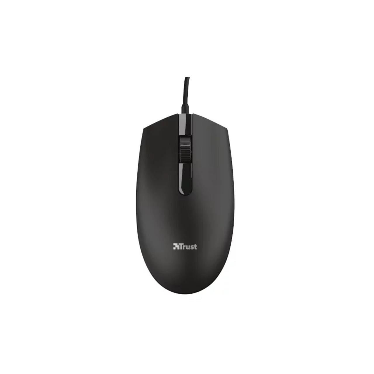 MOUSE TRUST BASI NEGRO CON CABLE - 1