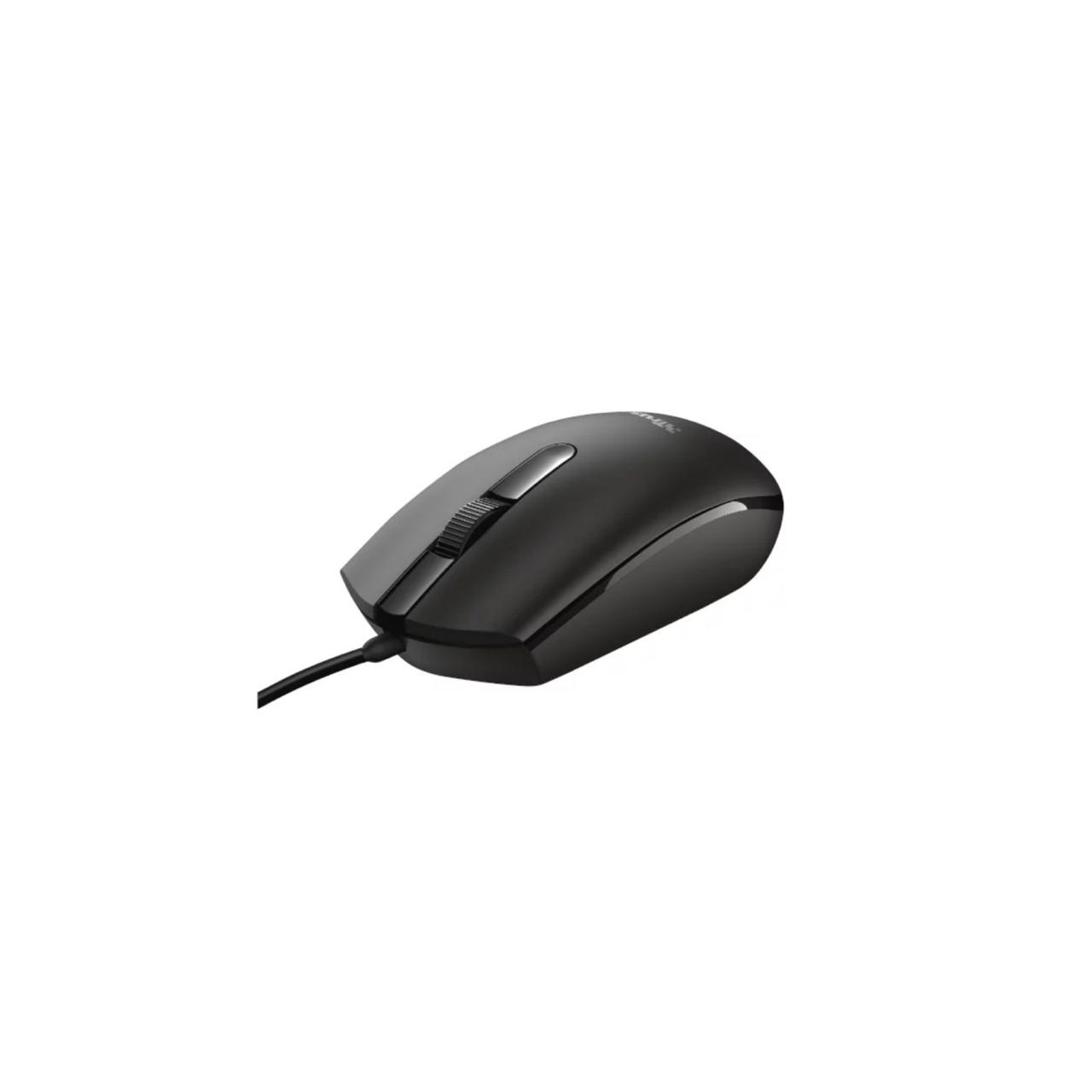 MOUSE TRUST BASI NEGRO CON CABLE - 2