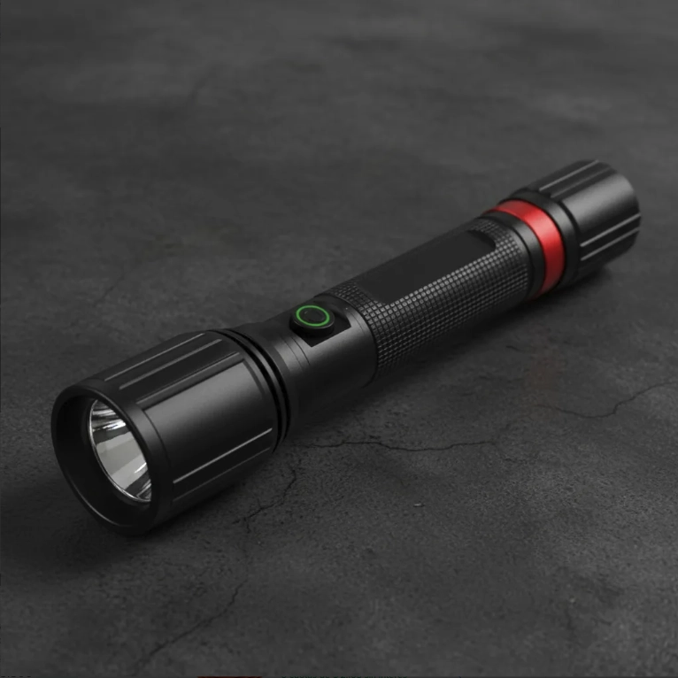 LINTERNA LED TACTICA RECARGABLE DUAL POWER 3000 LM - 3