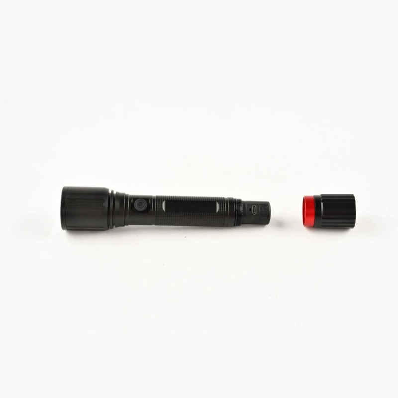 LINTERNA LED TACTICA RECARGABLE DUAL POWER 3000 LM - 6