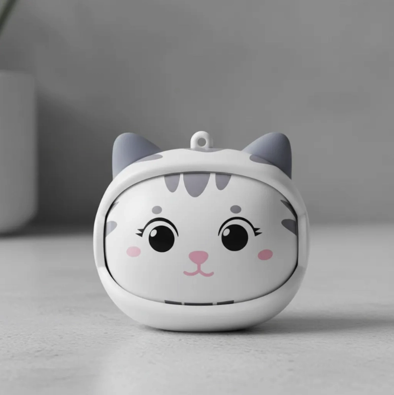 AUDIFONO BLUETOOTH CAT KAWAII ROLLING FACE - 2