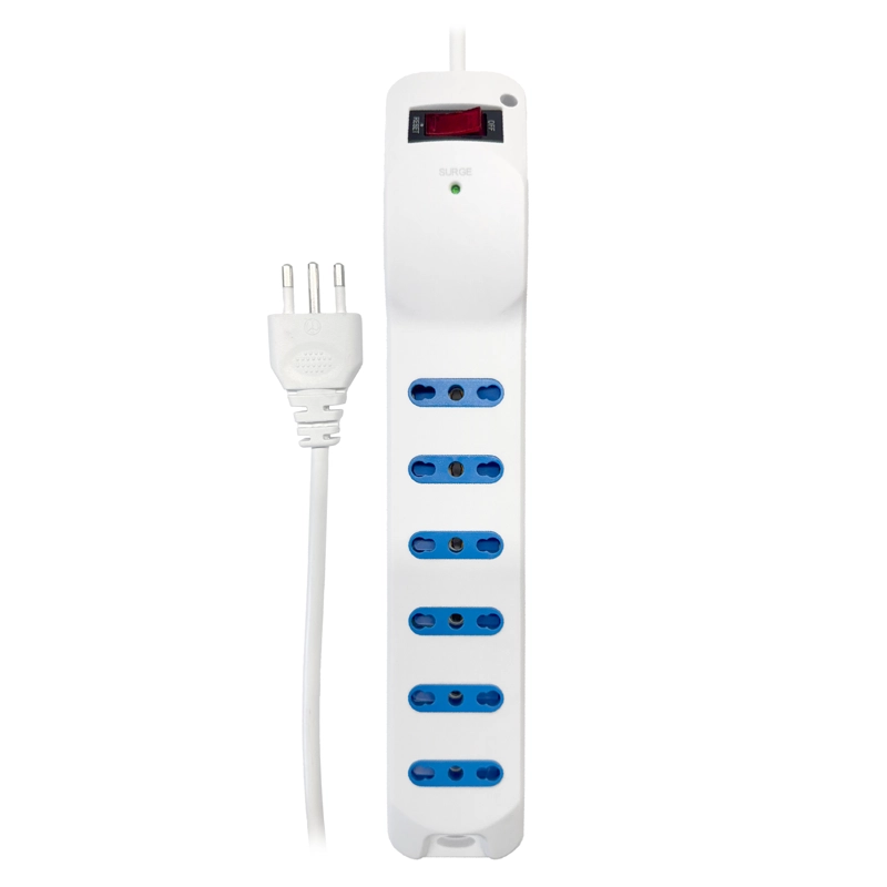 ALARGADOR 3 MTS 6 POSICIONES CON PROTECCION SOBRE VOLTAJE - 1